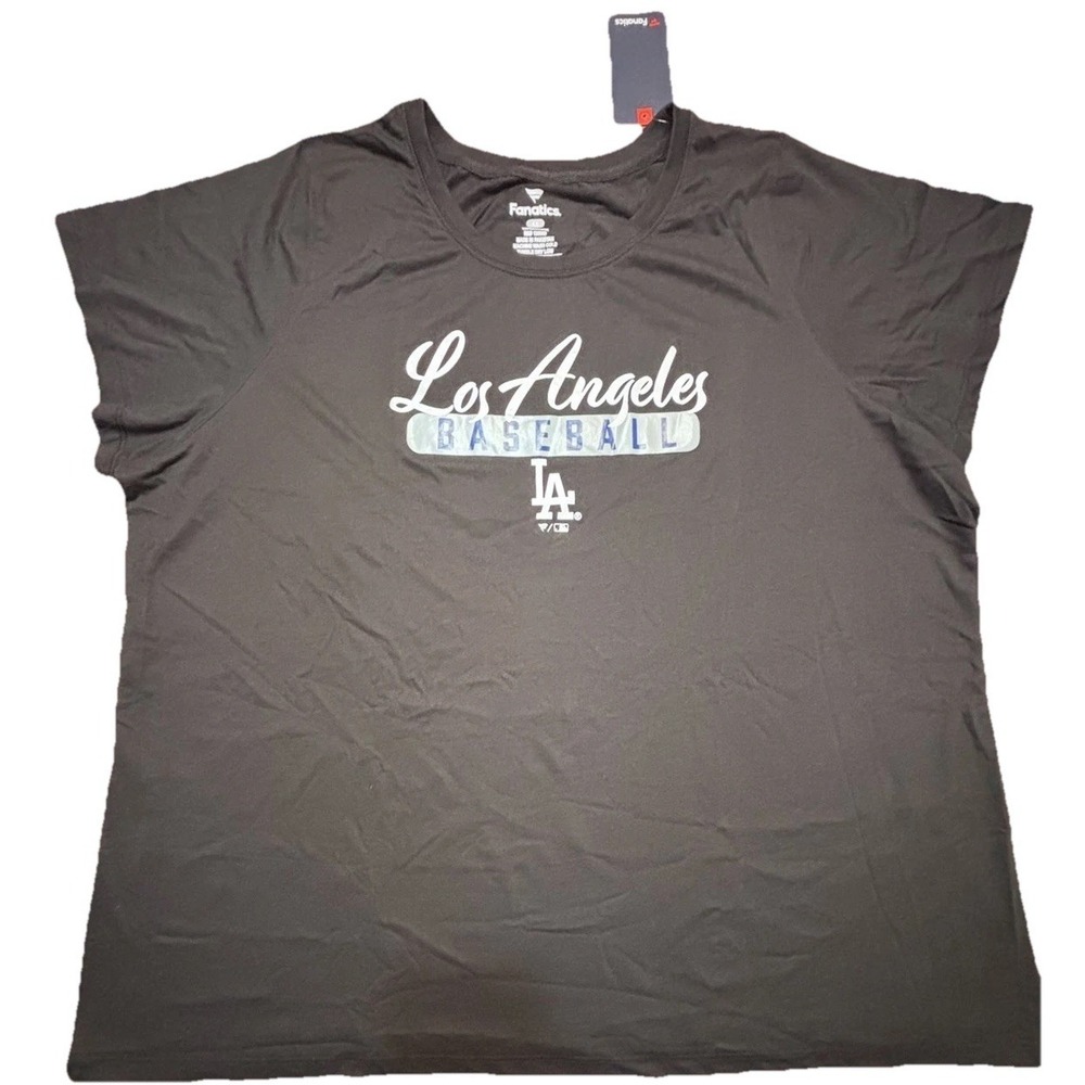 NWT Fanatics Los Angeles Dodgers LA 4XL Baseball MLB Shirt
